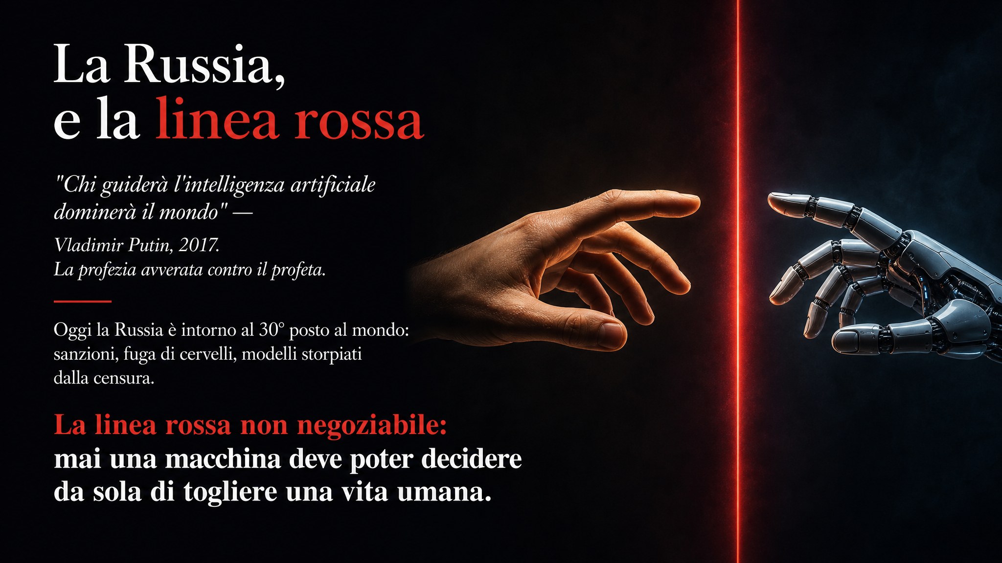 La Russia, e la linea rossa