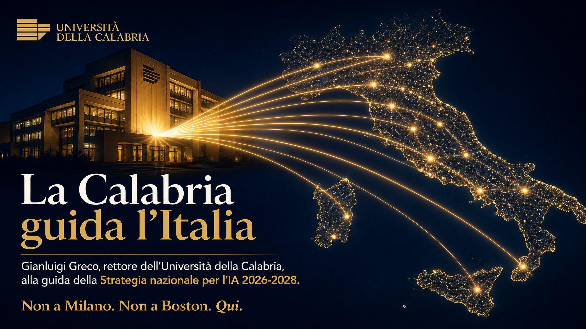 La Calabria guida l'Italia