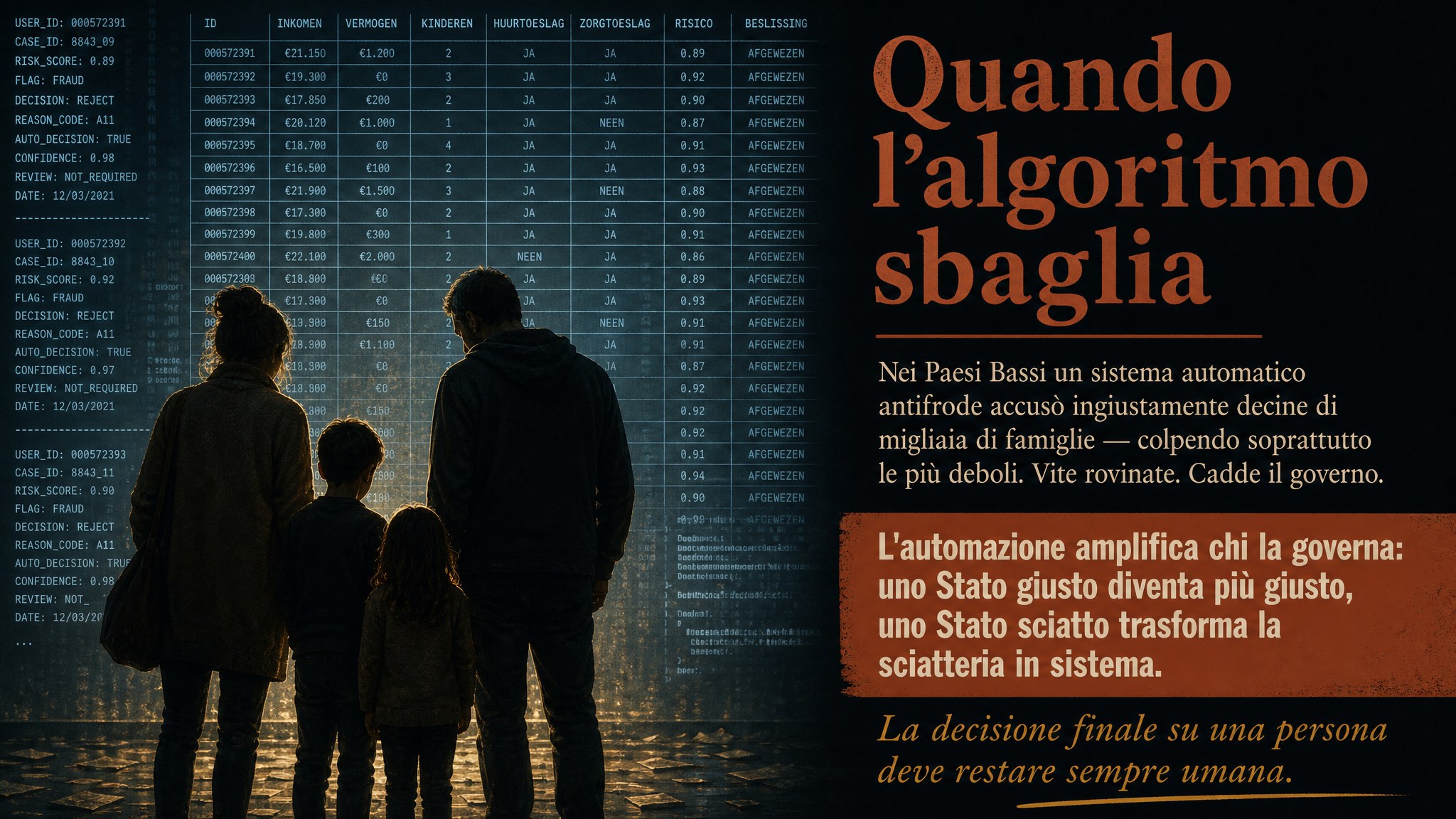 Quando l'algoritmo sbaglia