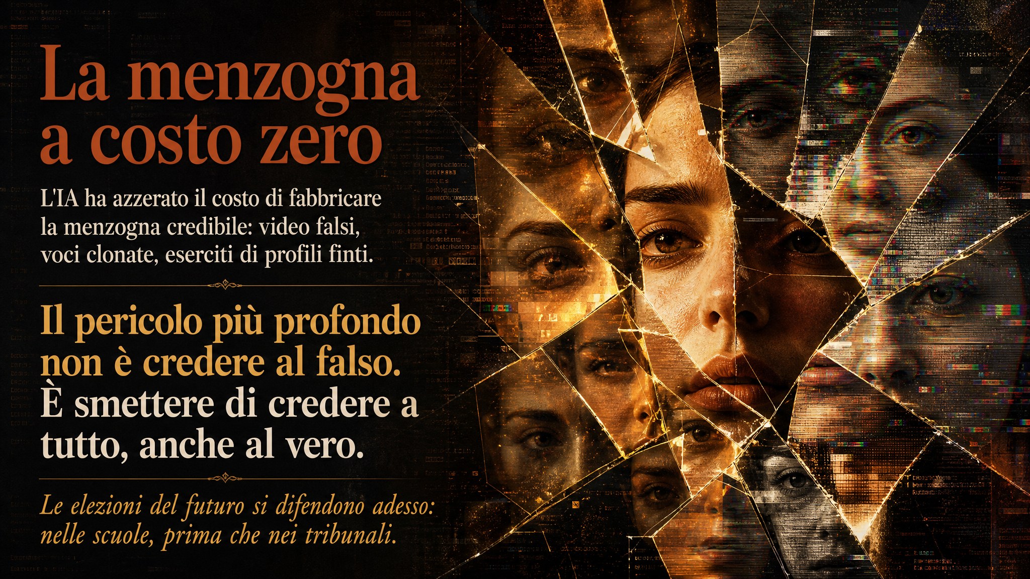 La menzogna a costo zero